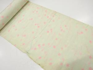 アンティーク　楓に松葉模様　長襦袢地反物